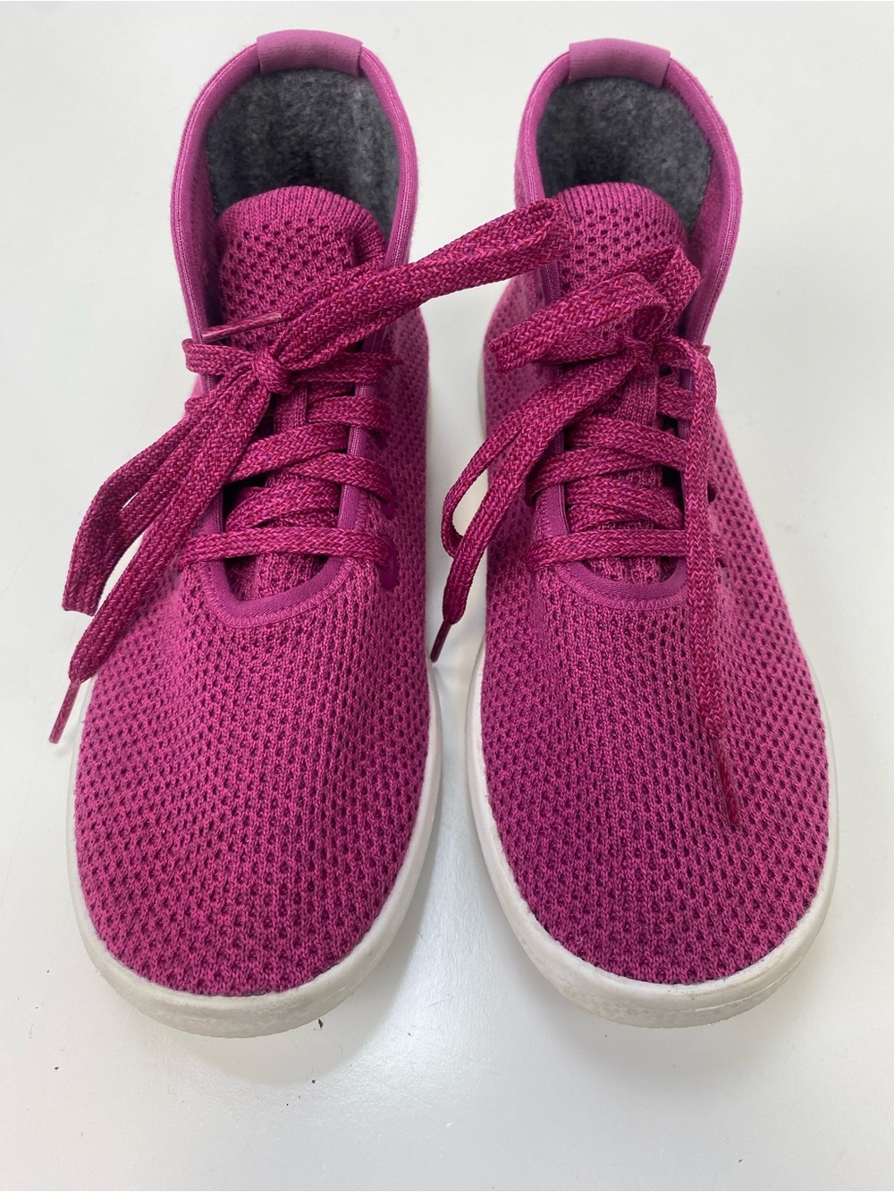 allbirds Women's Pink Mesh Lace-Up Sneakers